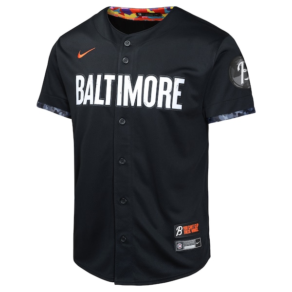 Adley Rutschman Baltimore Orioles Nike Youth City Connect Limited Player Jersey - Black