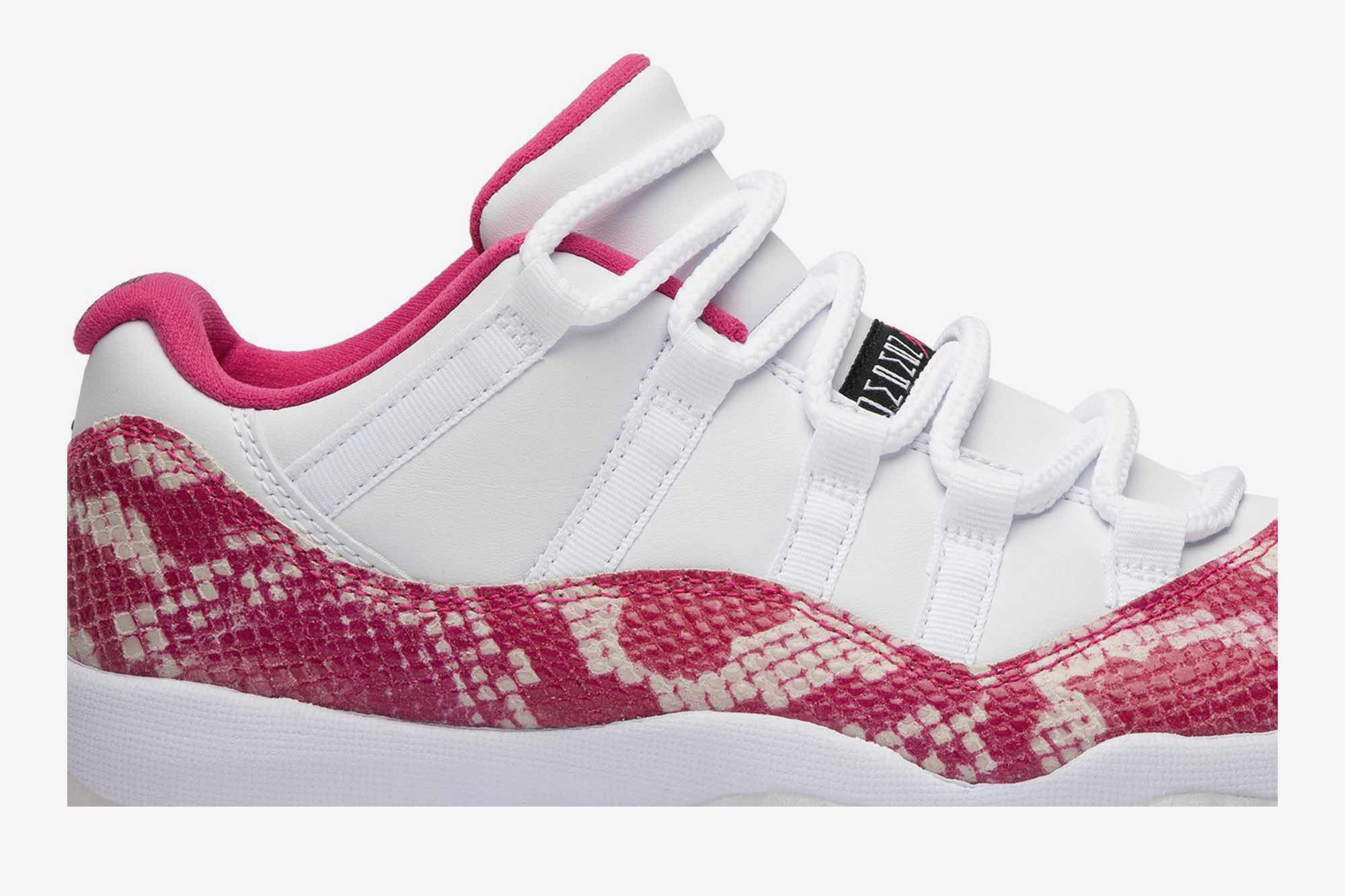 Air Jordan 11 Retro Low ‘Pink Snakeskin’ AH7860-106