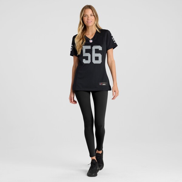 Amari Burney Las Vegas Raiders Nike Women's  Game Jersey -  Black