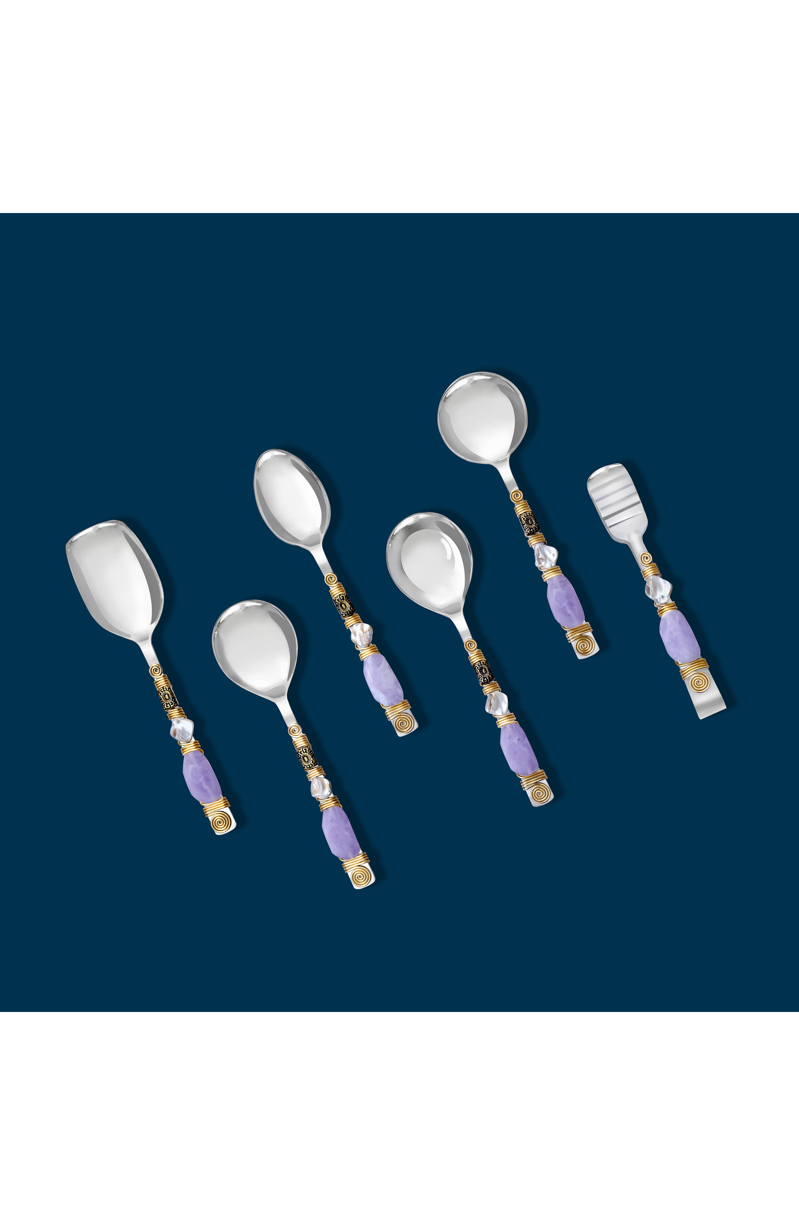 Tiramisu 6-Piece Serving Spoons