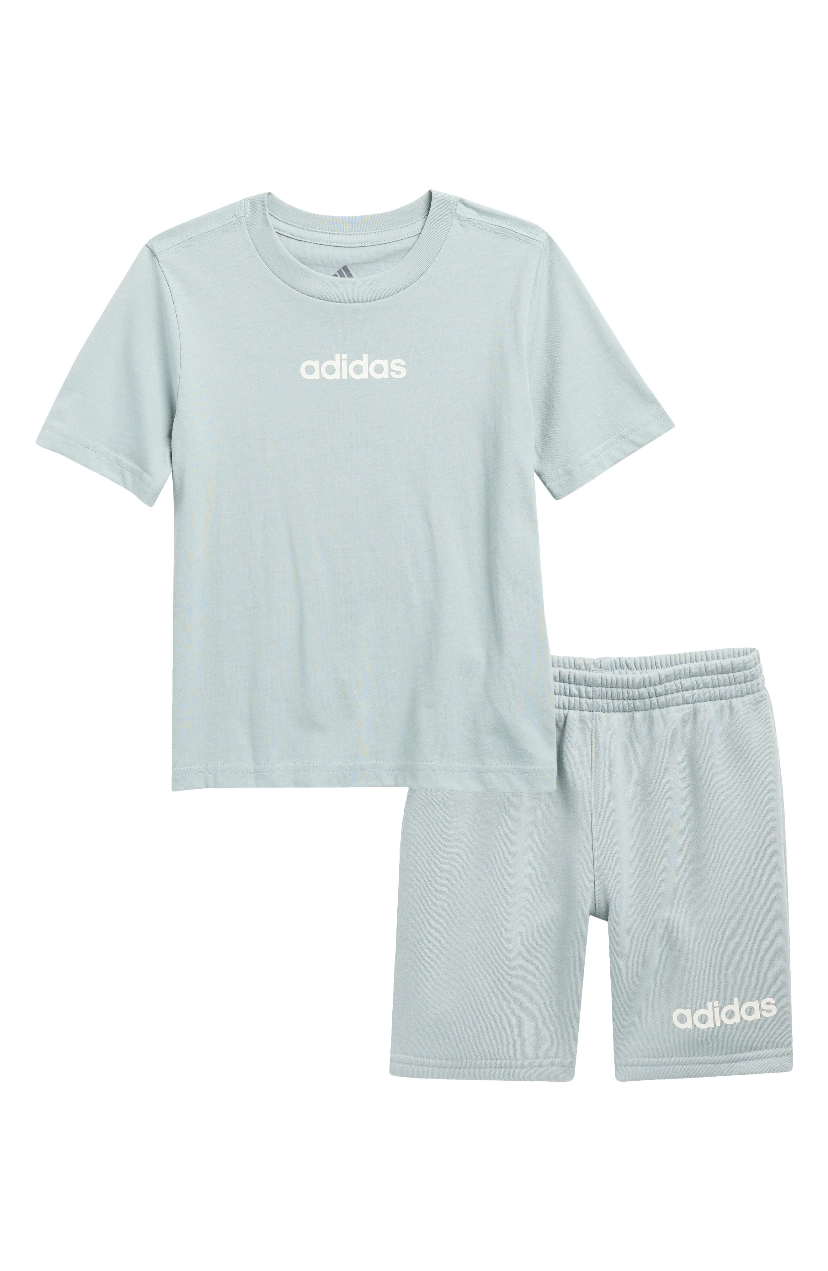 adidas Kids' Logo T-Shirt & Shorts Set