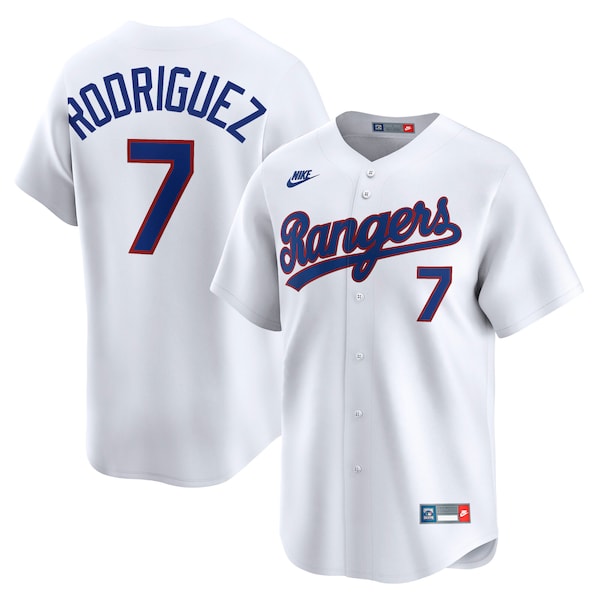 Ivan Rodriguez Texas Rangers Nike Throwback Cooperstown Collection Limited Jersey - White