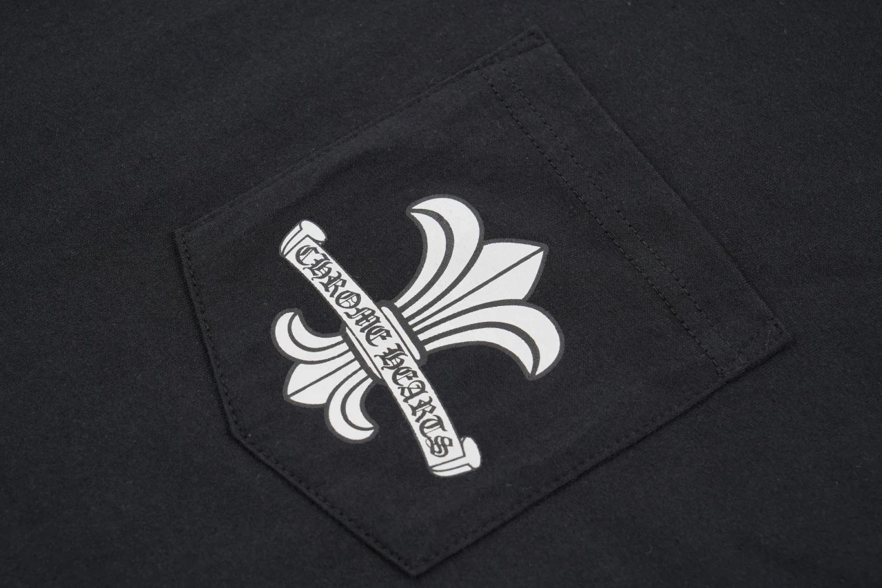 Chrome Hearts Black Distressed Sanskrit Iris T-Shirt product photo from LabelPicks