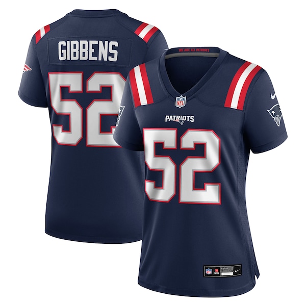 Jack Gibbens New England Patriots Nike Women's Team Game Jersey -  Navy