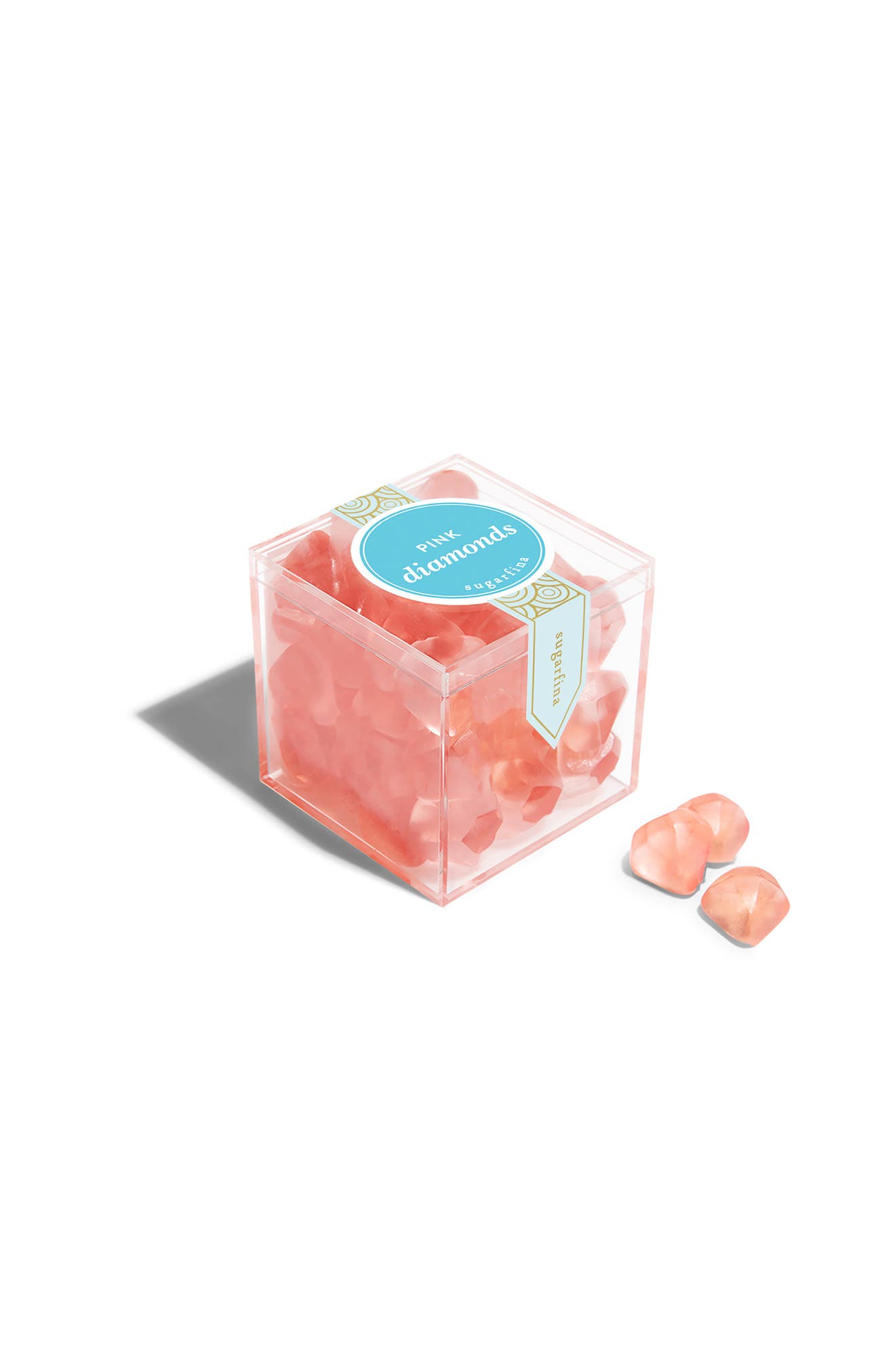 sugarfina Pink Diamonds Set of 3 Candy Cubes