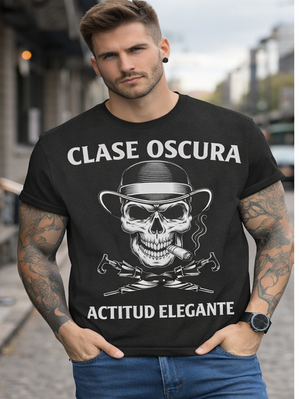 Remera “Clase Oscura” – Calle y Calavera