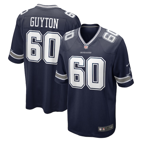 Tyler Guyton Dallas Cowboys Nike 2024 NFL Draft First Round Pick Player Game Jersey - Navy