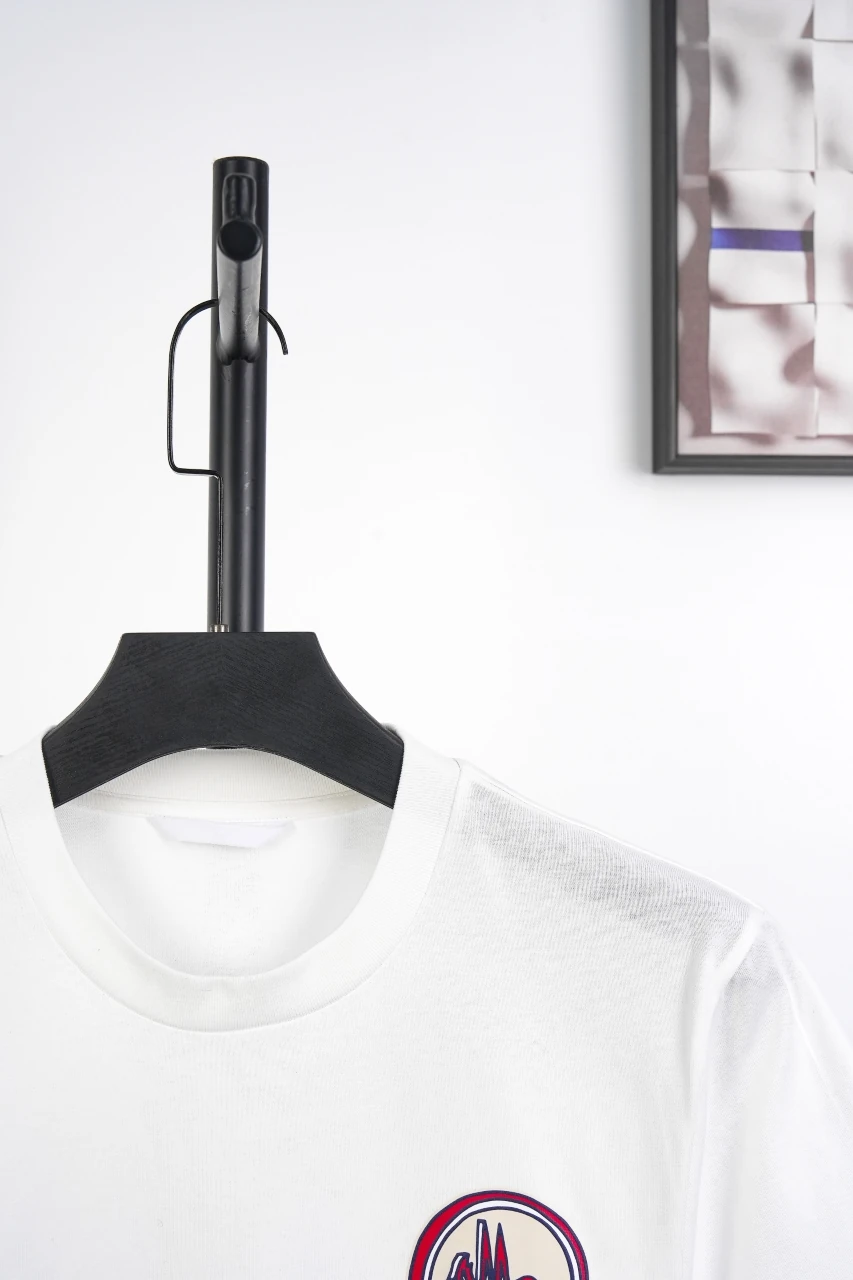 Moncler White Round Logo T-Shirt product photo from LabelPicks