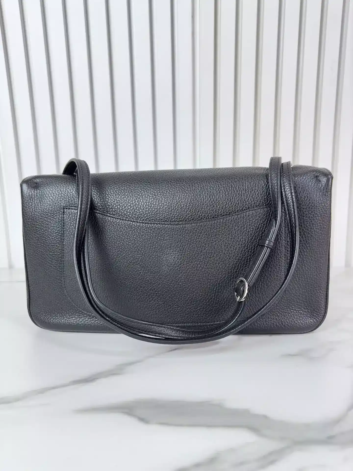 Chanel Classic Flap Grained Leather Shoulder Bag product photo from LabelPicks