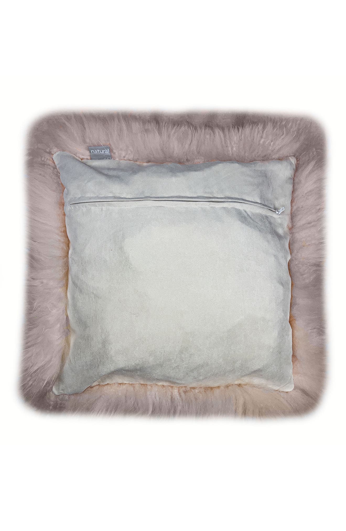 NATURAL New Zealand Genuine Sheepskin Pillow - Set of 2