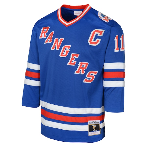 Mark Messier New York Rangers Youth Power Play 2.0 Player Jersey with Captain Patch - Royal