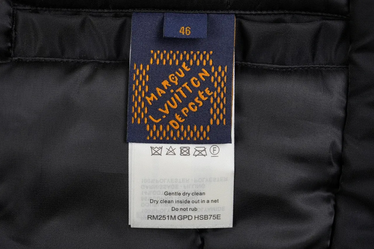 Louis Vuitton Black Crystal Badge Padded Jacket product photo from LabelPicks