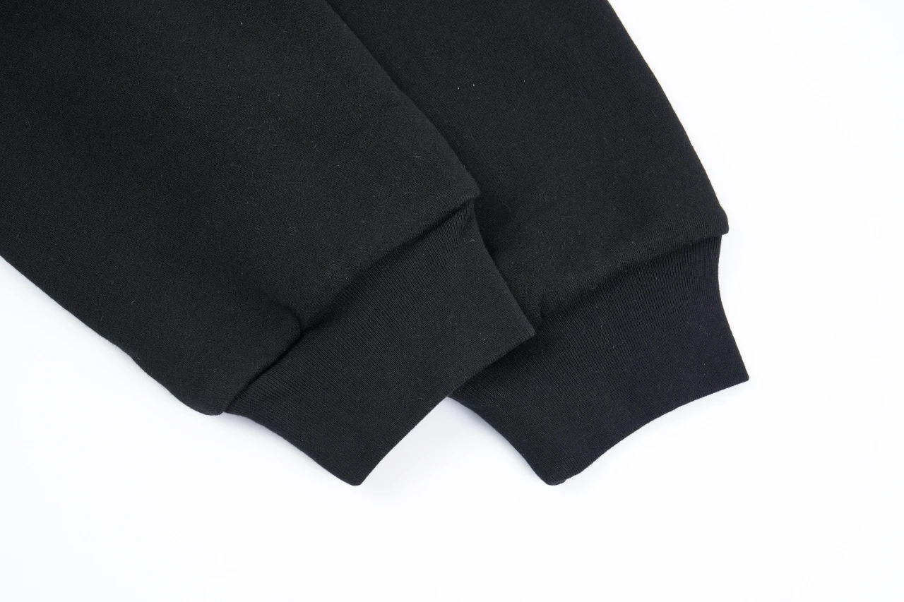 Supreme Black Red Applique Letter Zip Hoodie Jacket product photo from LabelPicks