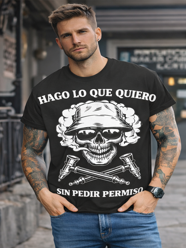 Remera “Barrio Urbano” – Calle y Calavera