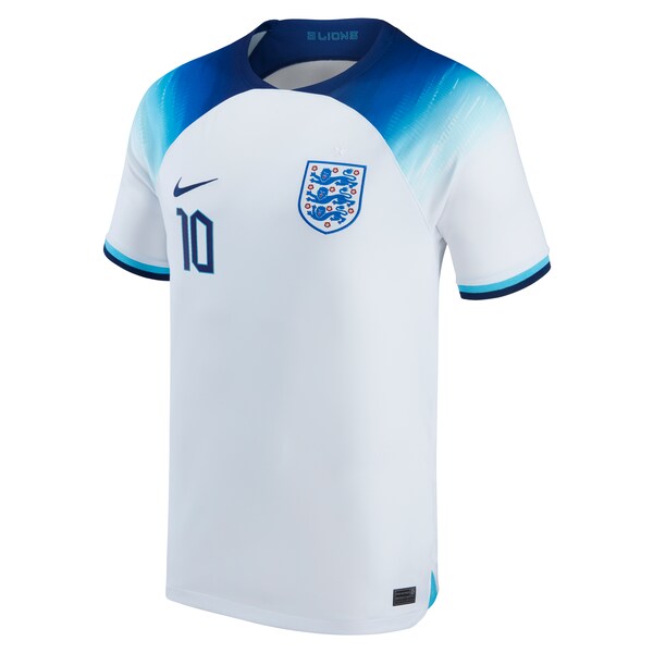 Raheem Sterling England National Team Nike 2022/23 Replica Home Jersey - White