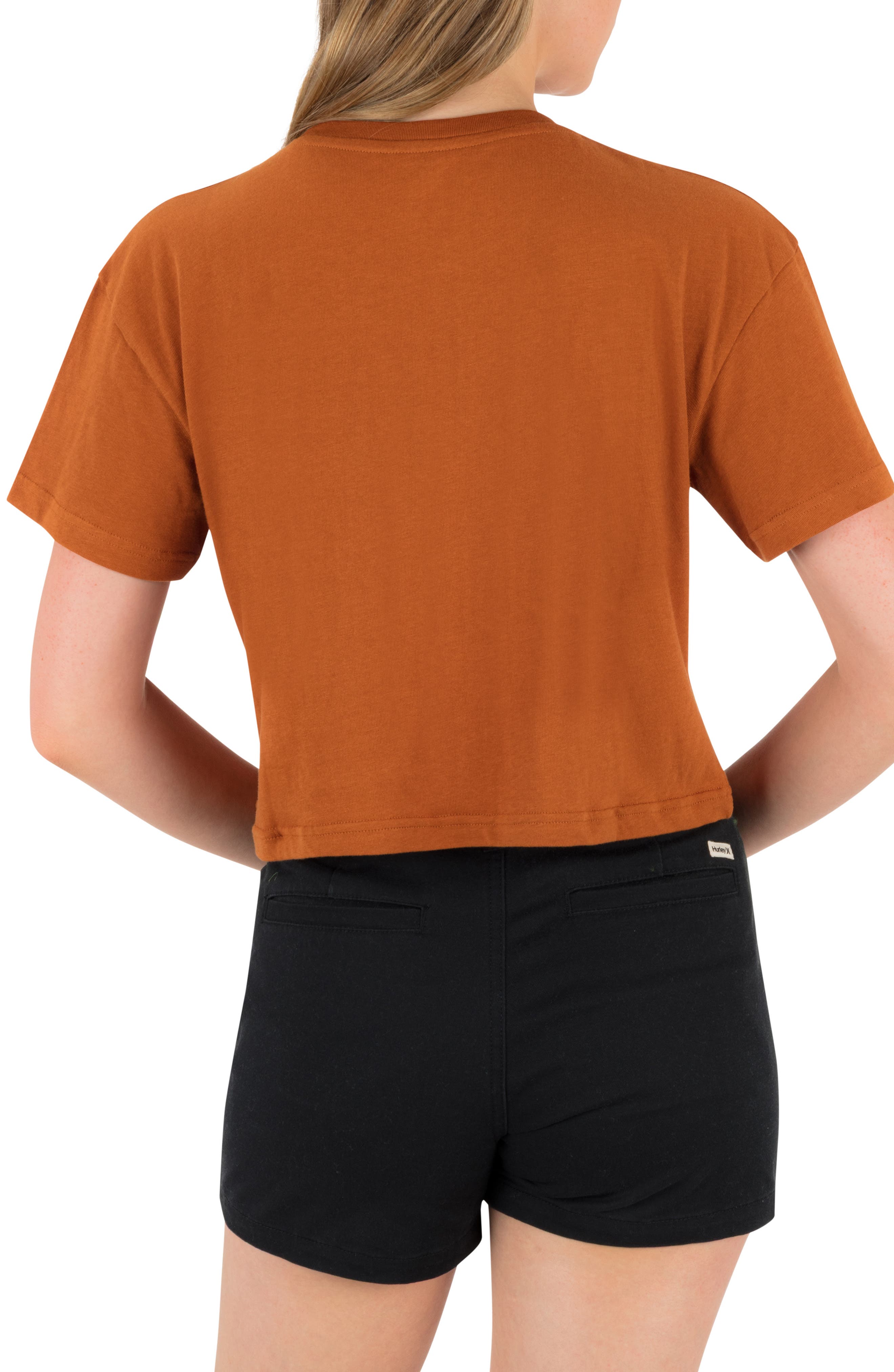 Hurley Botany Boxy Crop T-Shirt