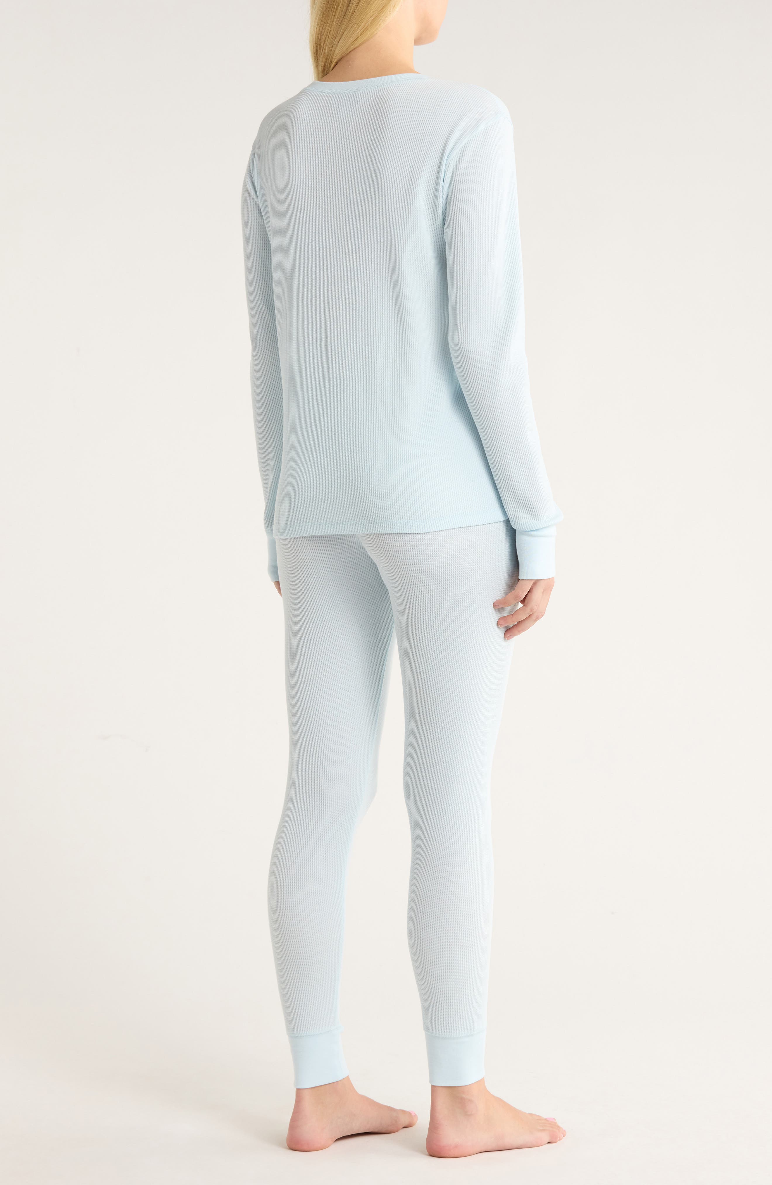 Nordstrom Cotton Blend Waffle Thermal Pajamas