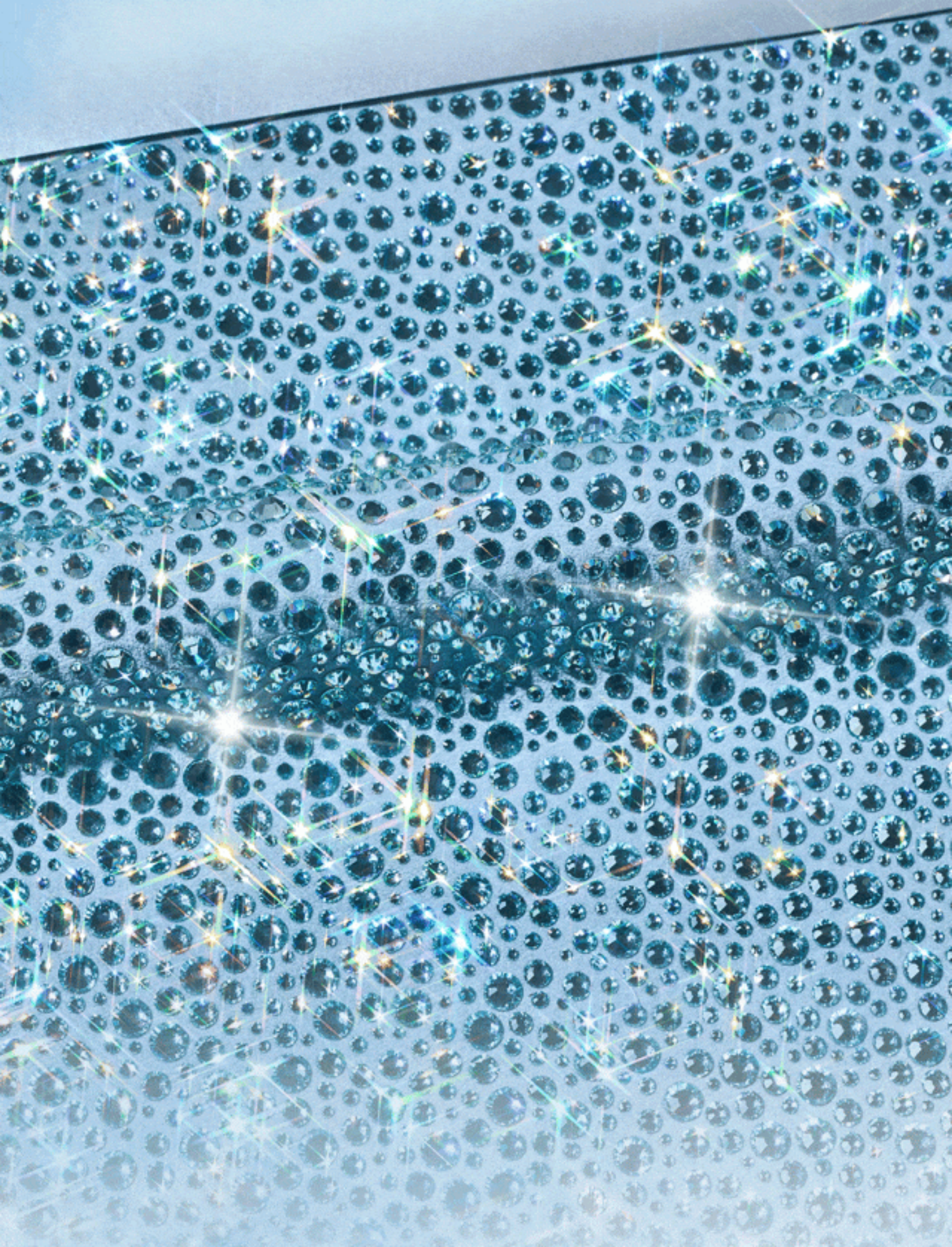 PRECIOSA Silver Aquamarine crystal details