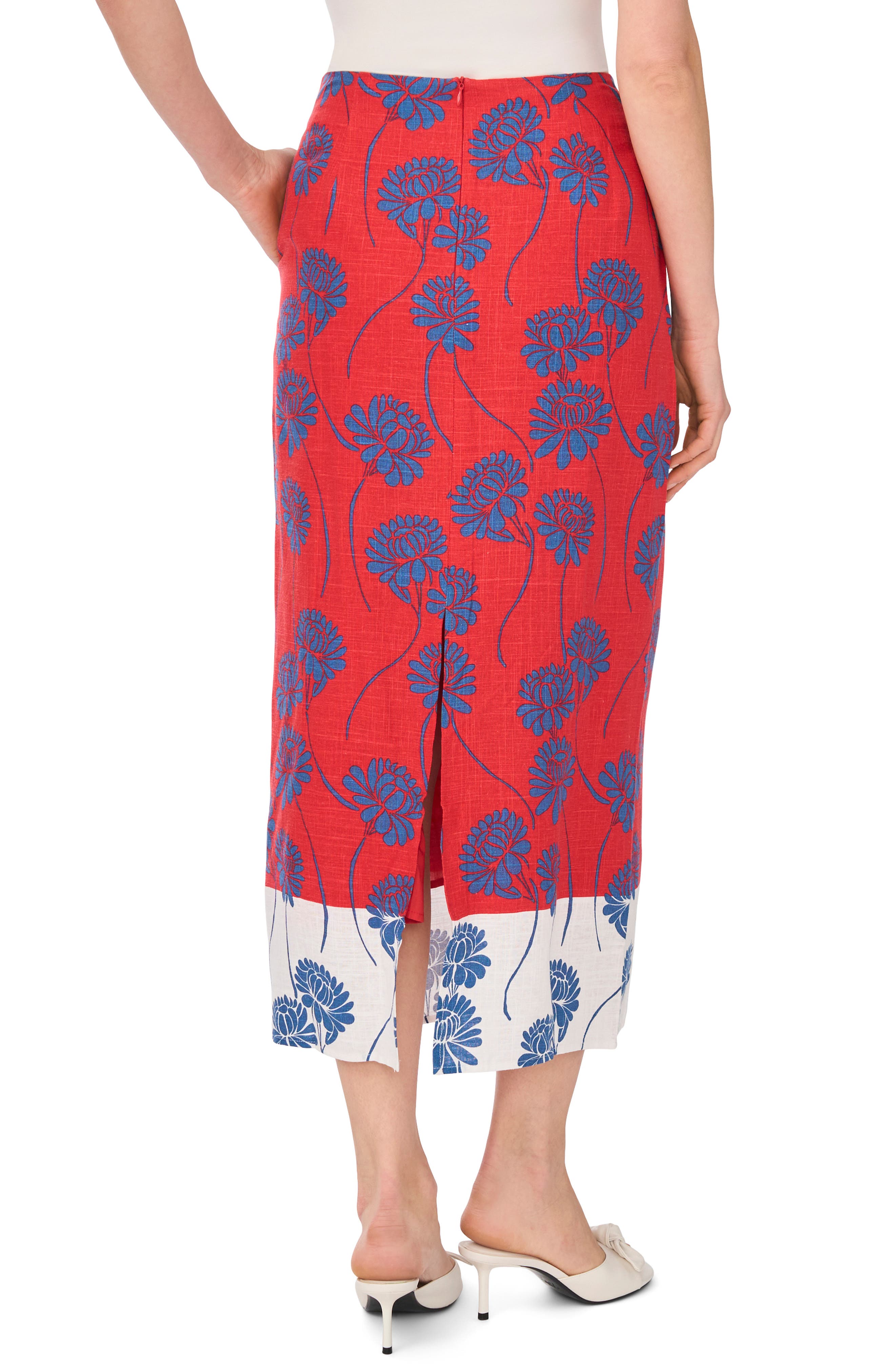 1.STATE Column Midi Skirt