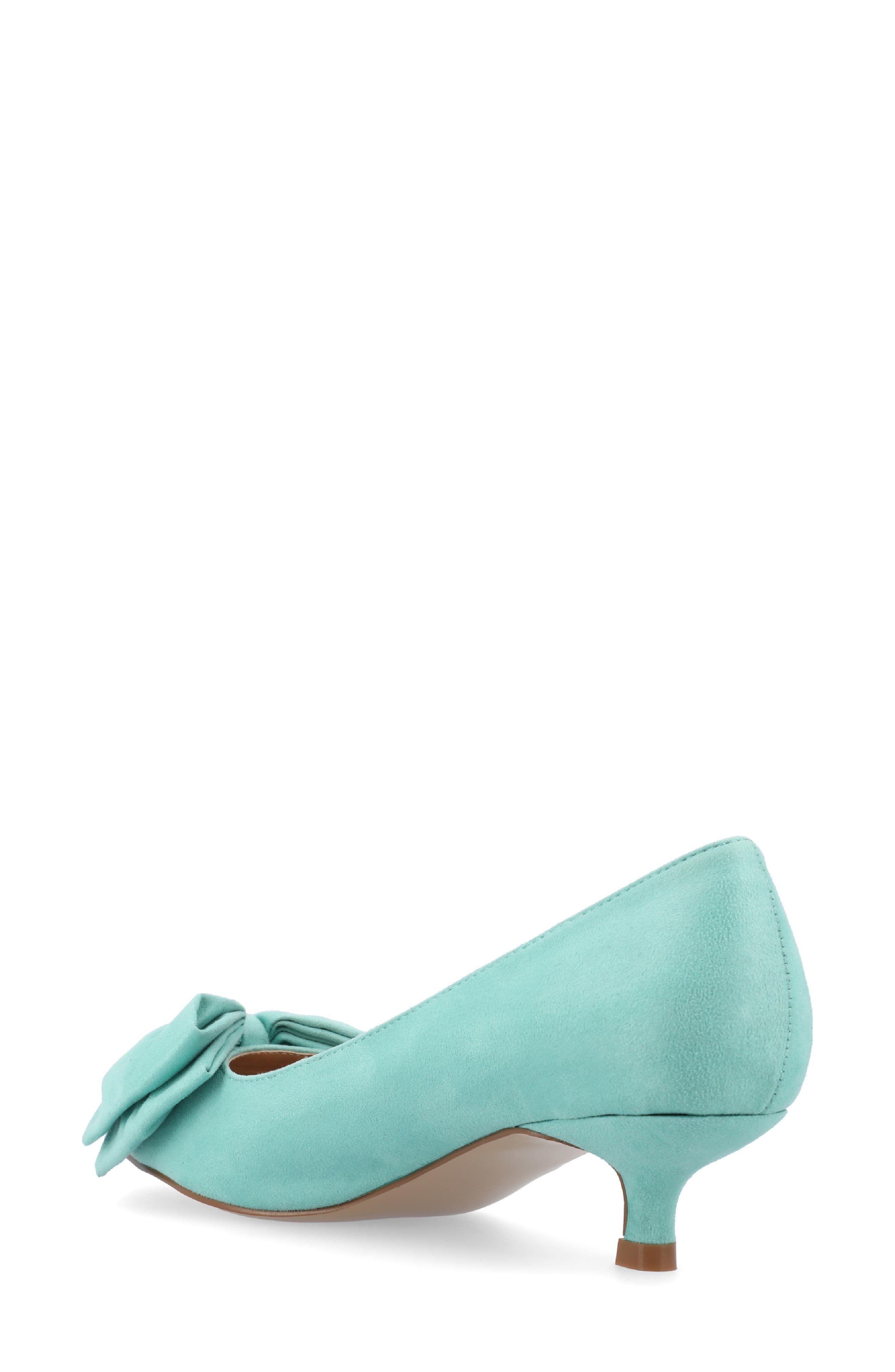 Journee Collection JOURNEE Orana Bow Kitten Heel Pump