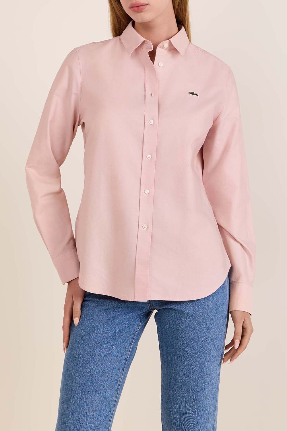 LACOSTE חולצת כפתורים אוקספורד
