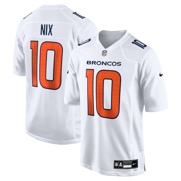 Bo Nix Denver Broncos Nike Tundra Fashion Game Jersey - White