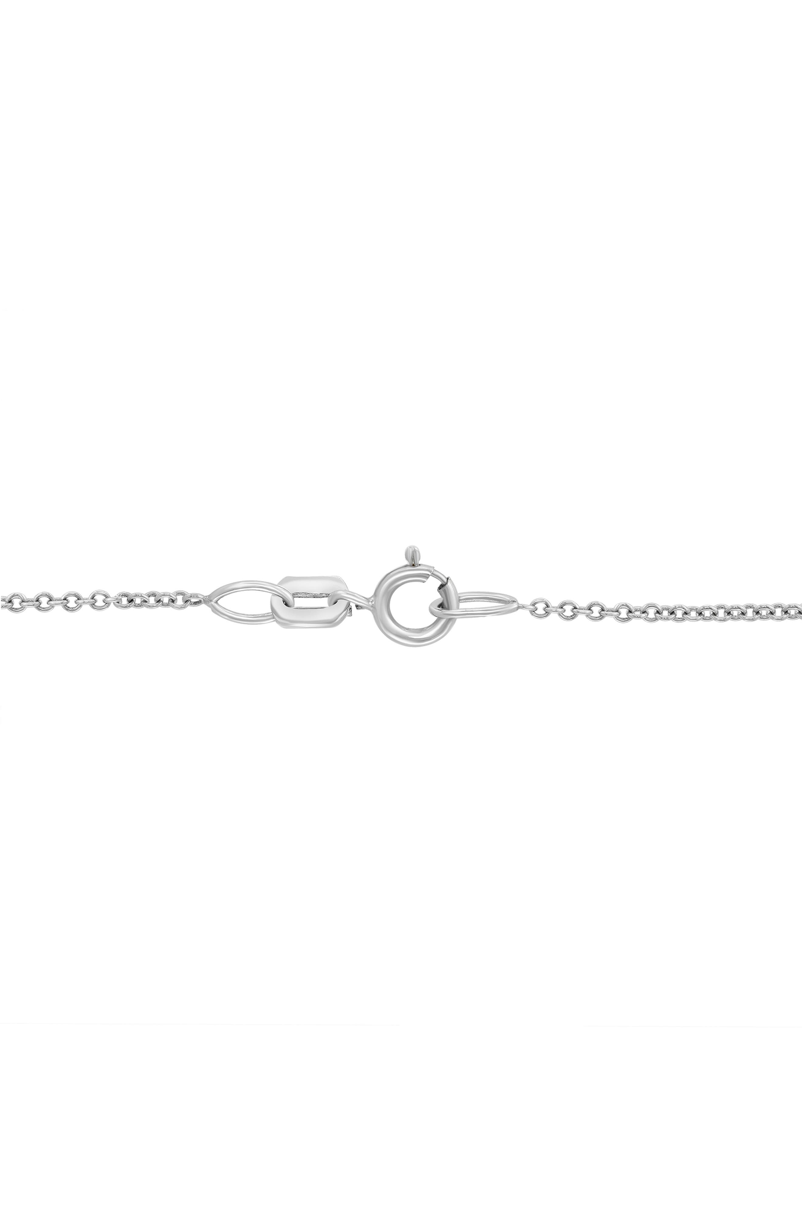 EFFY Sterling Silver Sapphire Cross Pendant Necklace