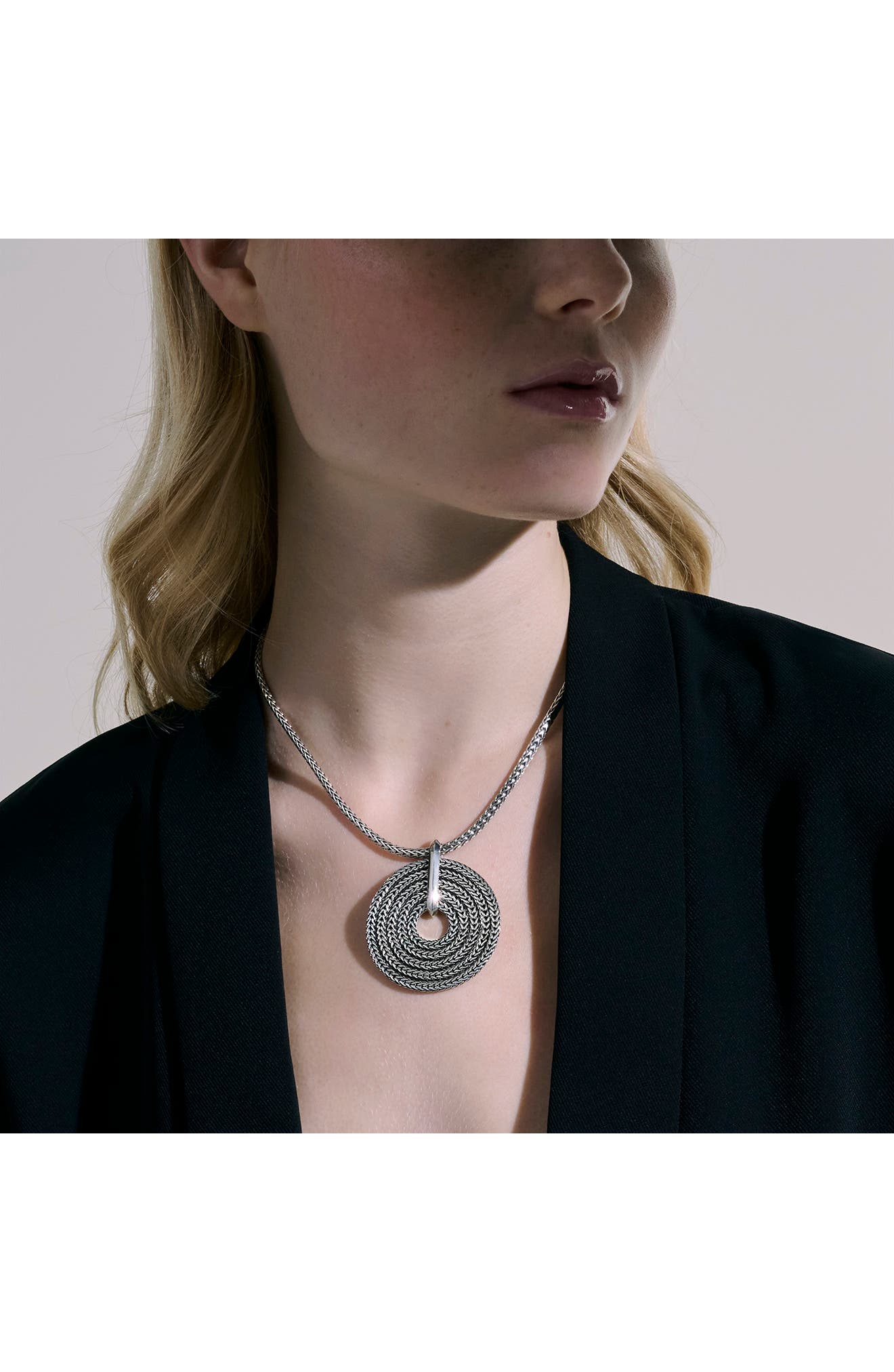 John Hardy Rata Chain Pendant Necklace, Sterling Silver