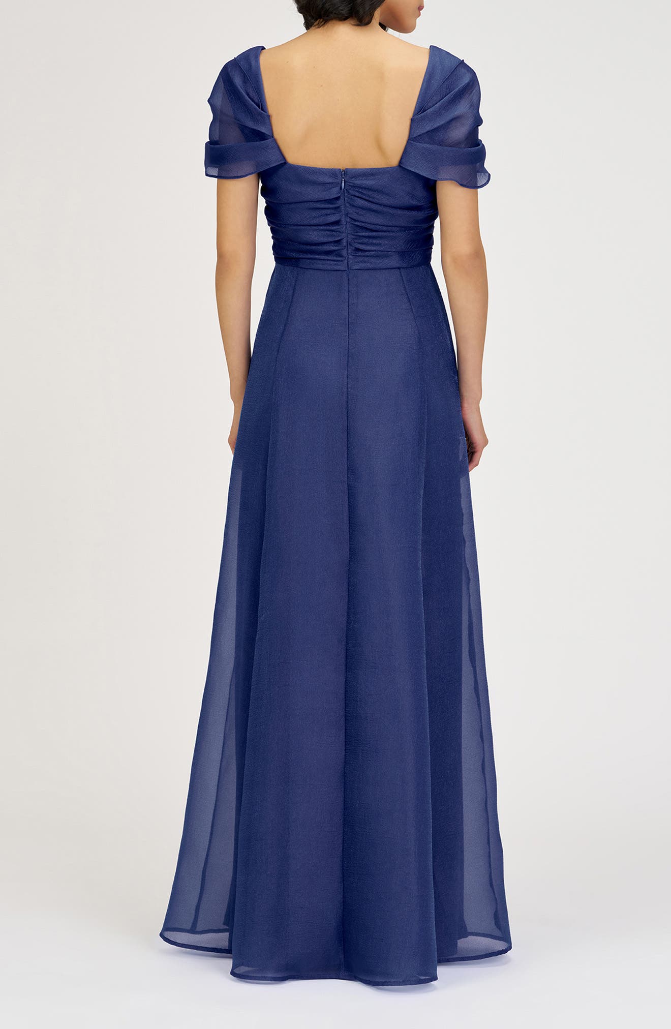 JS Collections Jane Ruched Bodice A-Line Gown