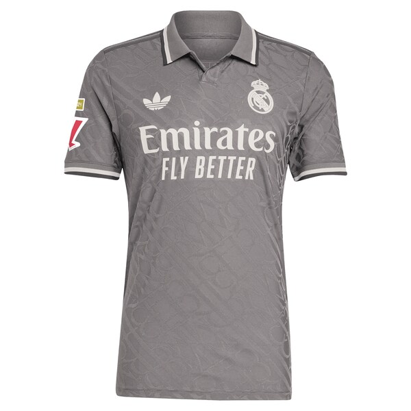 Los Merengues adidas Originals 2024/25 Third Authentic Custom Jersey - Charcoal