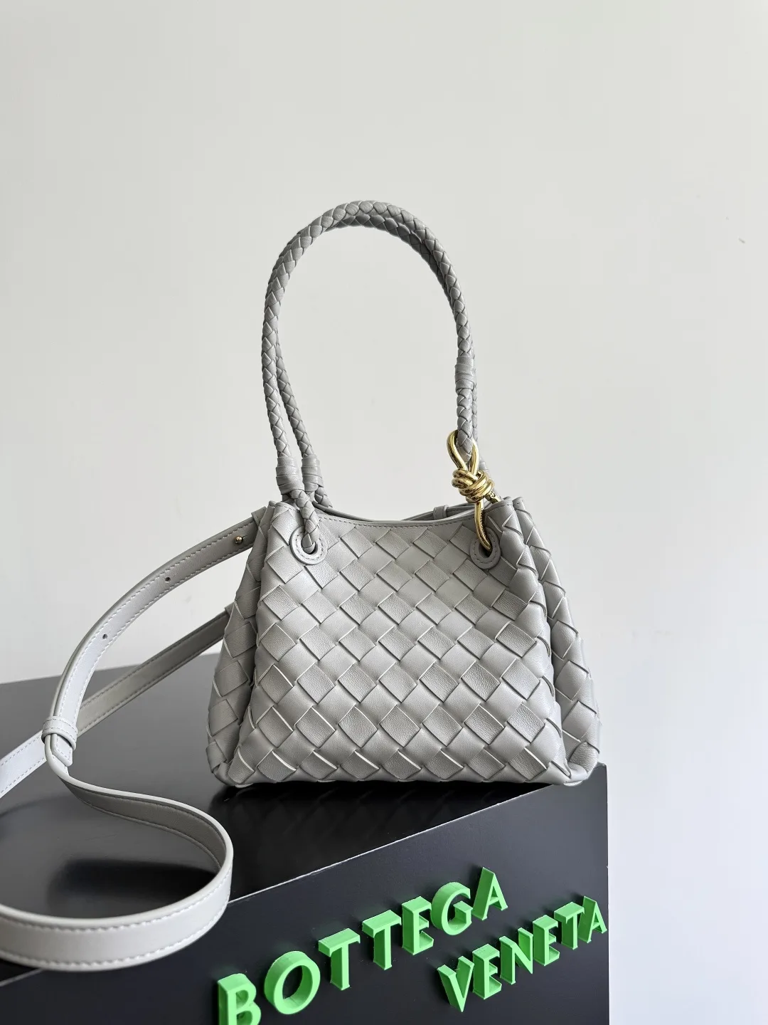 Bottega Veneta Pink Andiamo Top Handle Bag product photo from LabelPicks
