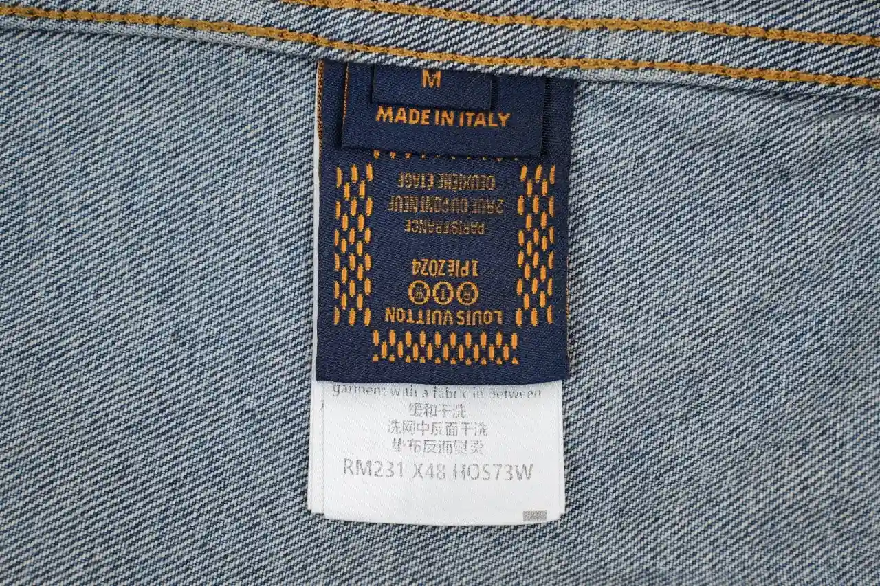 Louis Vuitton Sun Faded Washed Denim Jacket product photo from LabelPicks