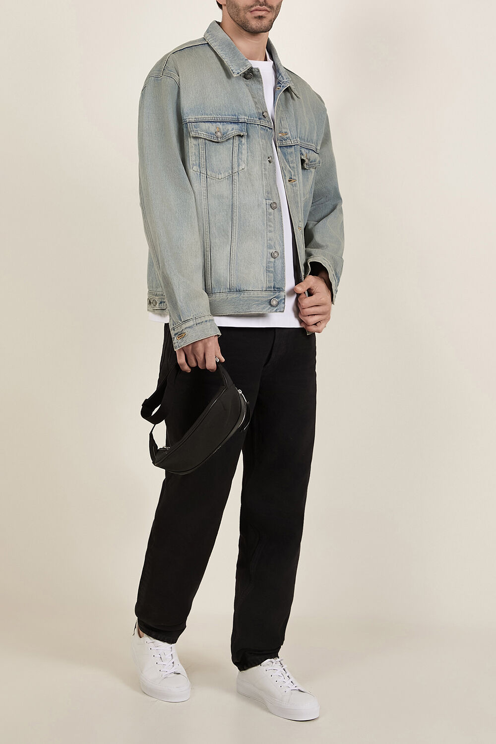 SAINT LAURENT ז'קט ג'ינס
