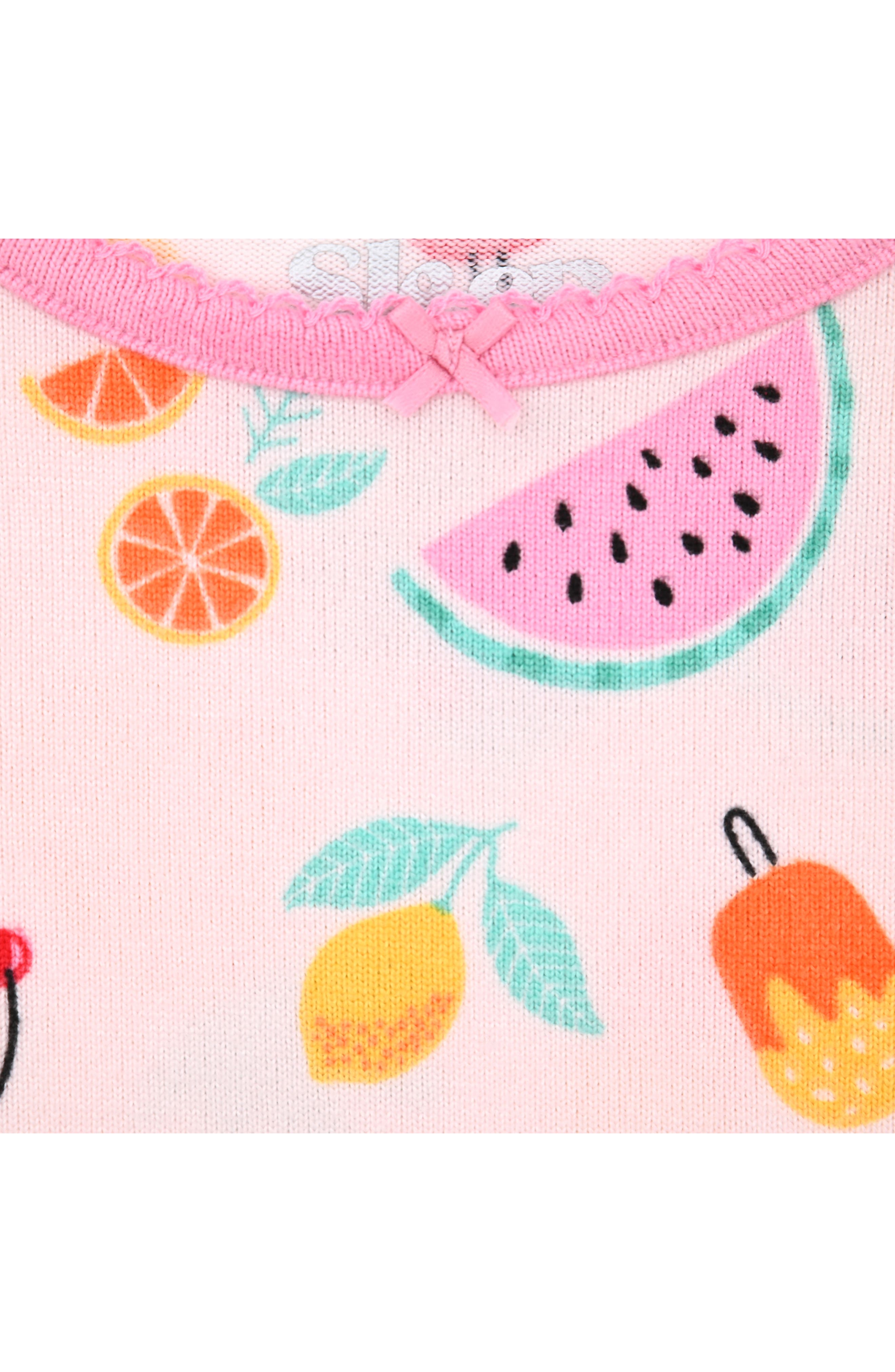 SLEEP ON IT Kids' Fruit Fitted Two-Piece Pajamas & Socks Set