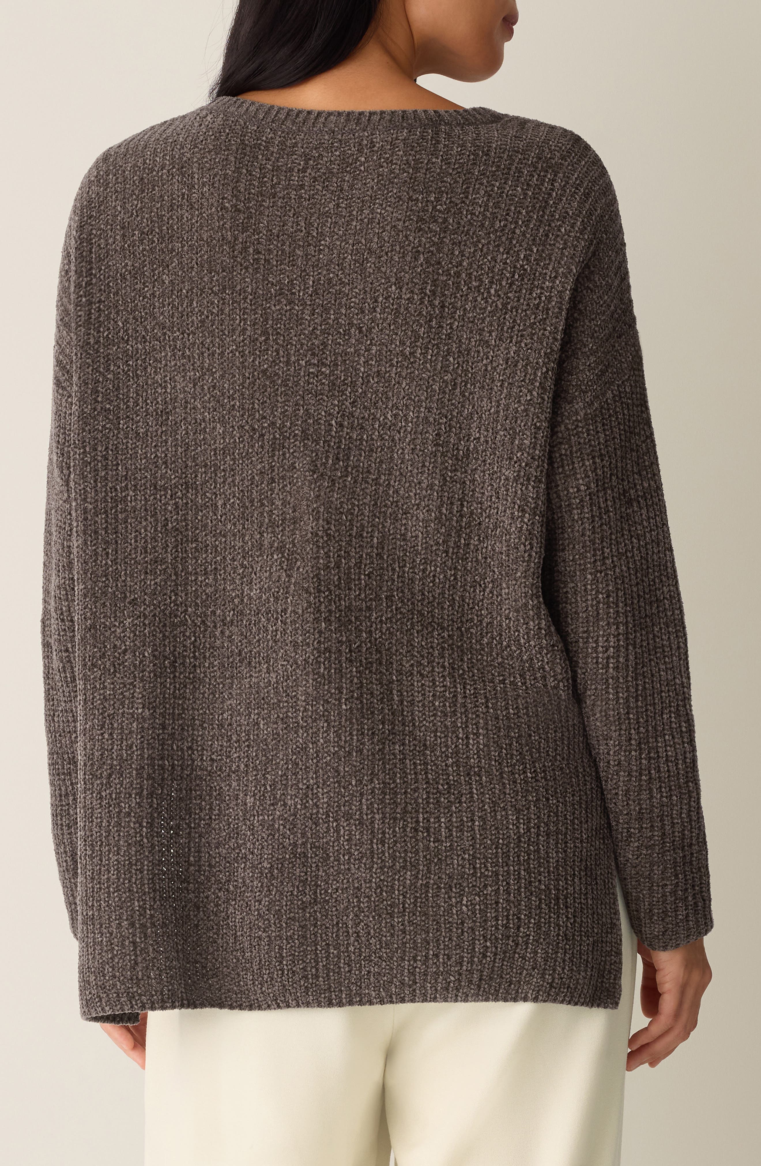 Eileen Fisher Chenille Rib Sweater