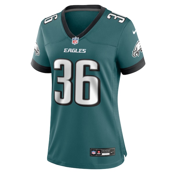 Tristin McCollum Philadelphia Eagles Nike Women's Team Game Jersey - Midnight Green