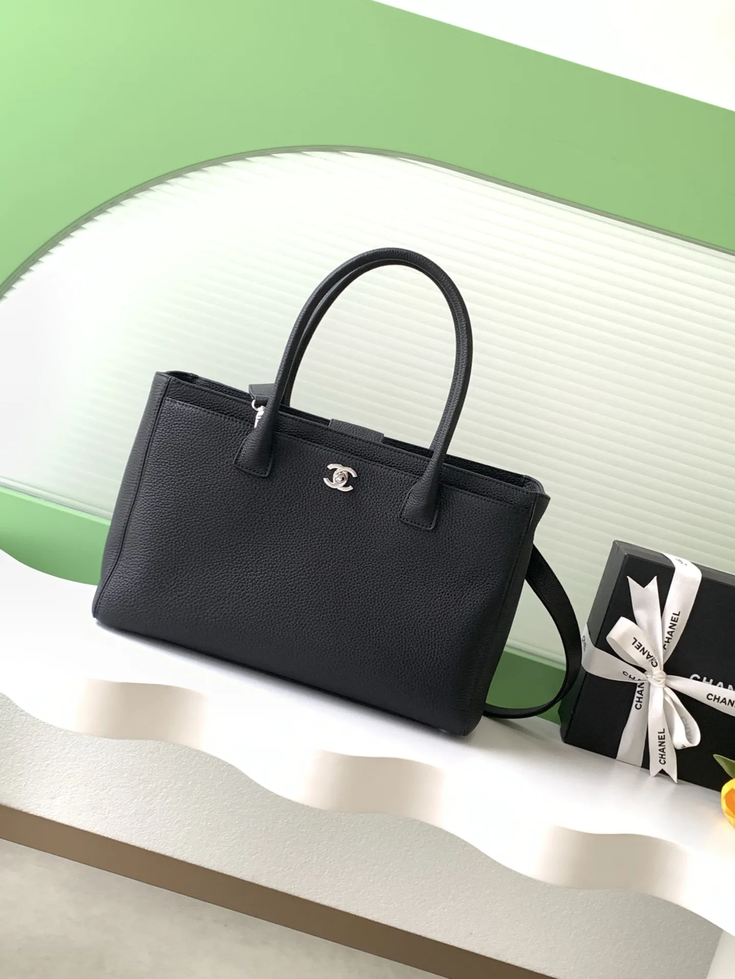 Chanel Grained Leather Tote Bag product photo from LabelPicks