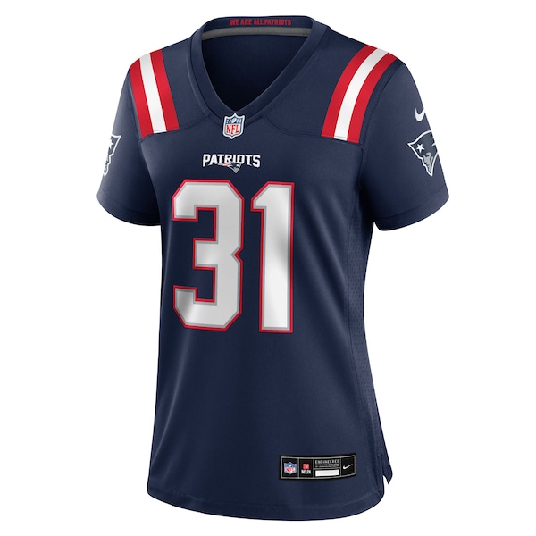 Craig Woodson New England Patriots Nike Women's Team Game Jersey -  Navy