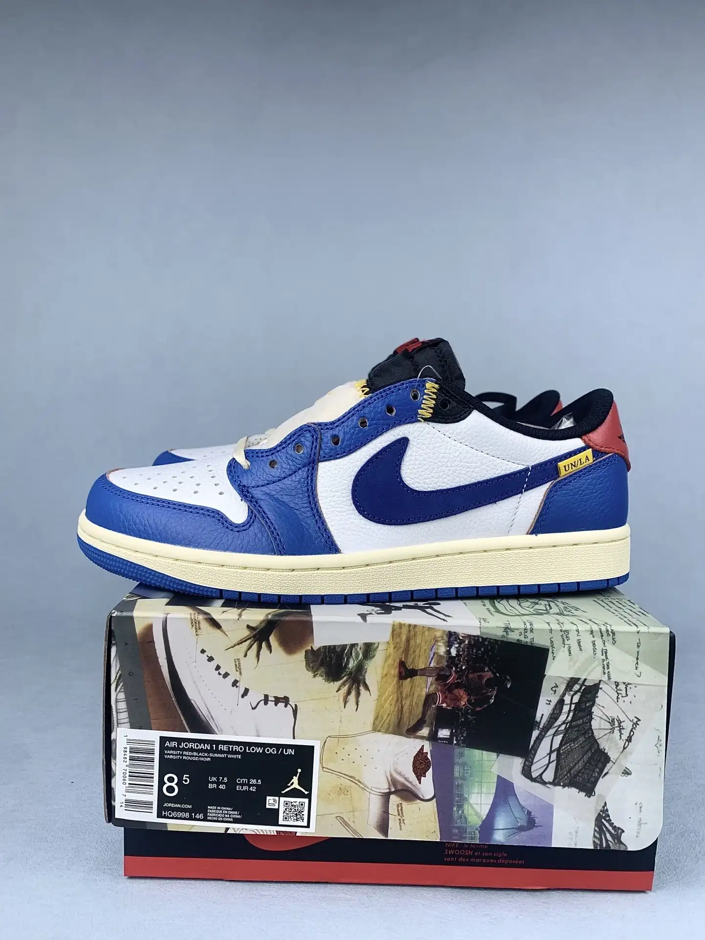 Union LA x Air Jordan 1 Low Custom Shoes product photo from LabelPicks