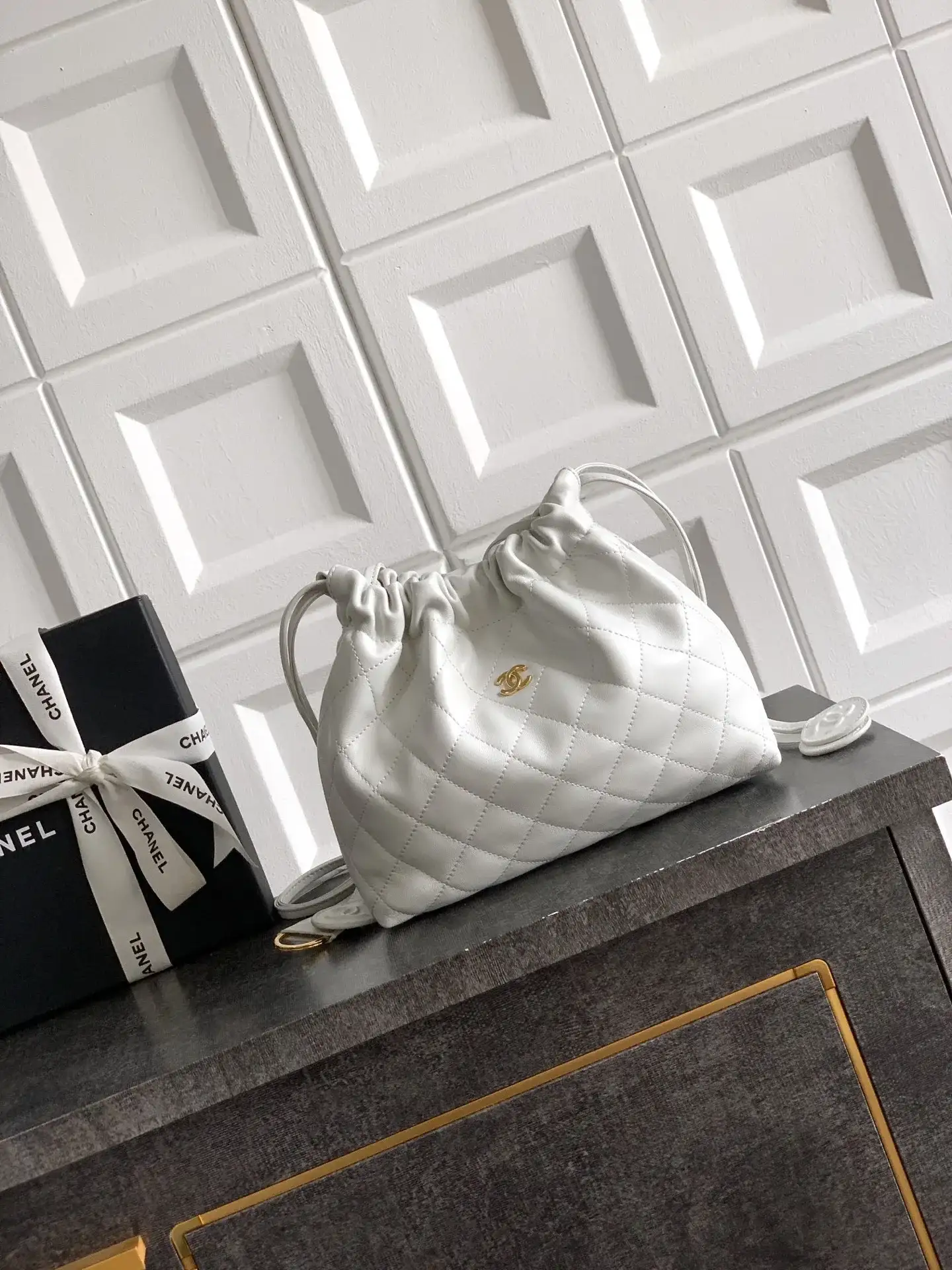 Chanel Quilted Leather Bucket Bag product photo from LabelPicks