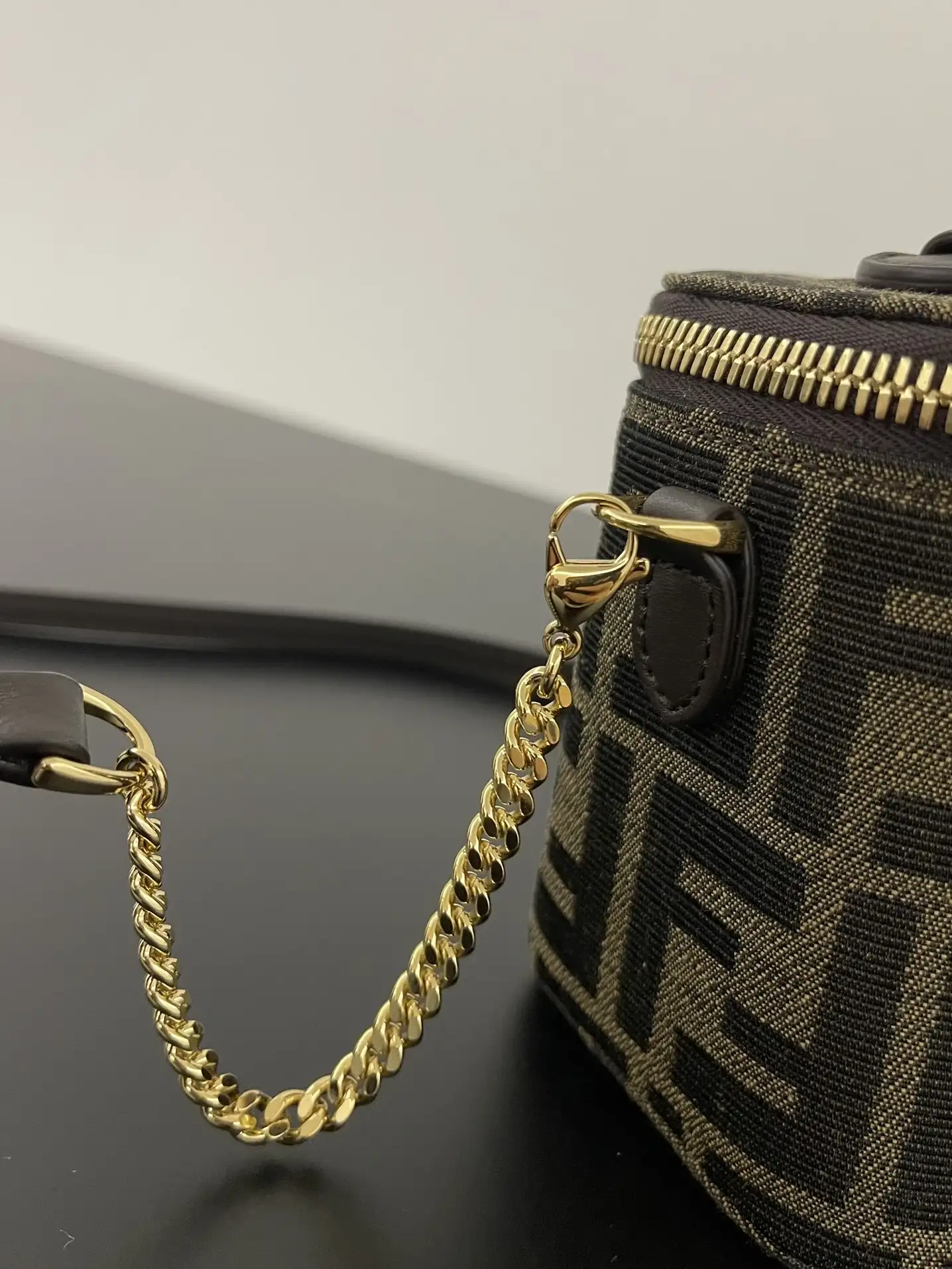 Fendi Pink Monogram Canvas Shoulder Bag product photo from LabelPicks