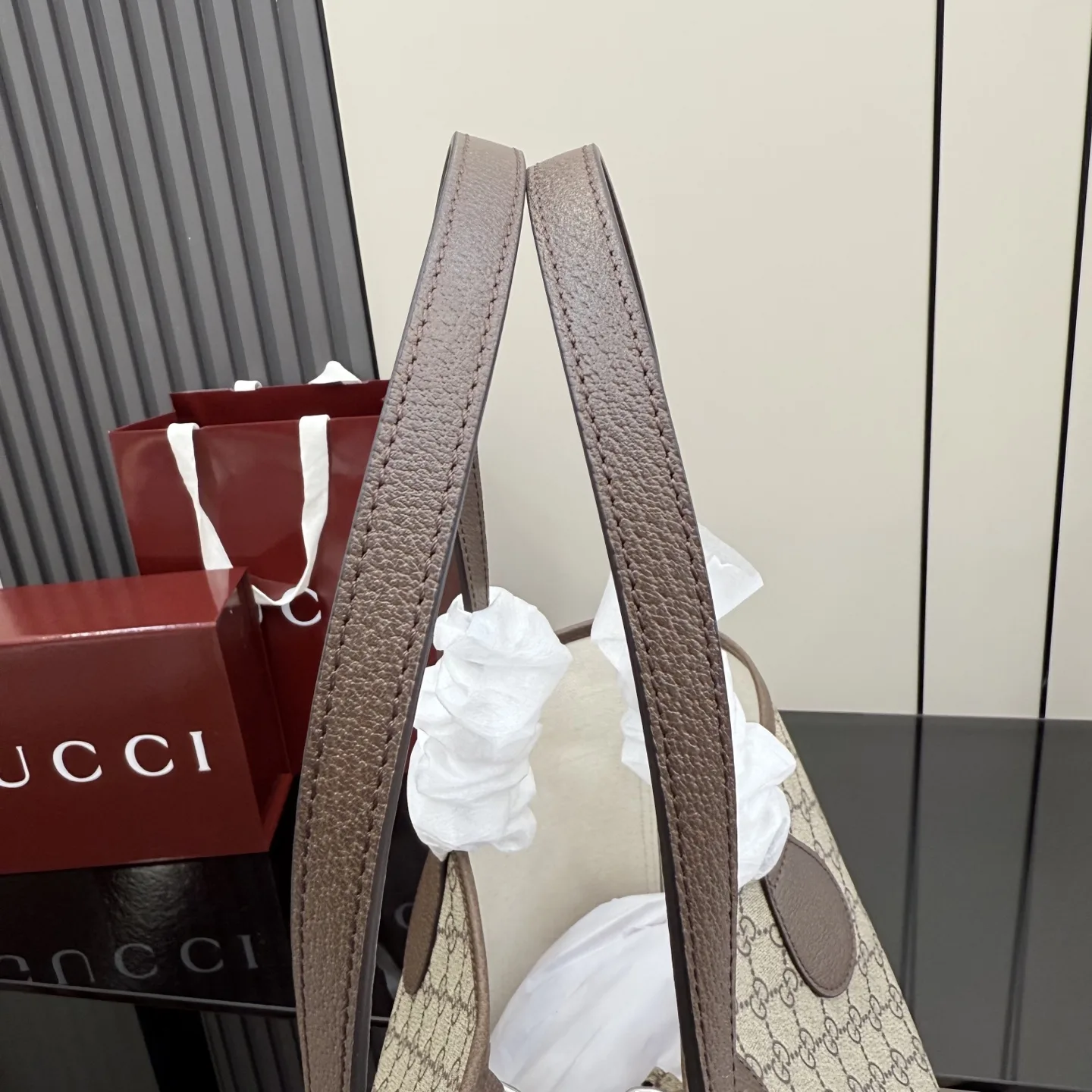 Gucci Brown Monogram Canvas Tote Bag product photo from LabelPicks
