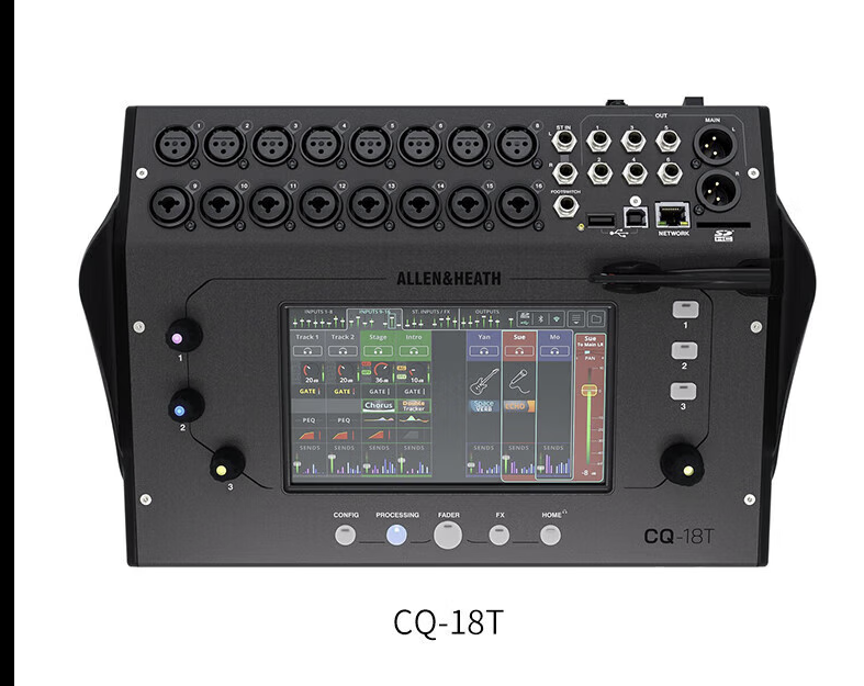ALLEN&HEATH CQ-18T Digital Mixing Console for Music Stage Recording - GreshamTech