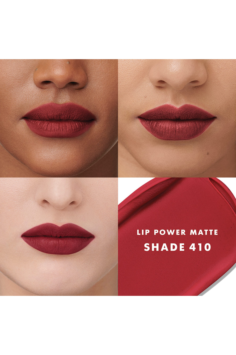 ARMANI BEAUTY שפתון עמיד ליפ פאוור בגימור מאט 410