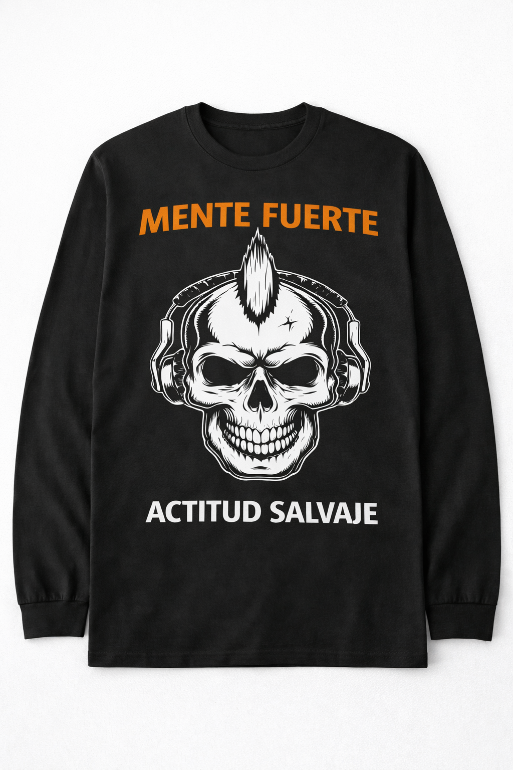 Remera Calavera Punk con Auriculares | Estilo Urbano Unisex