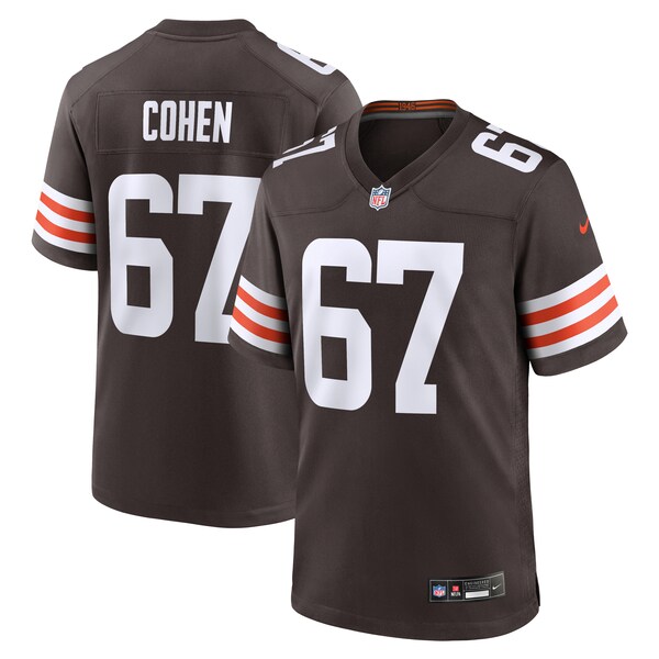 Javion Cohen Cleveland Browns Nike Team Game Jersey -  Brown
