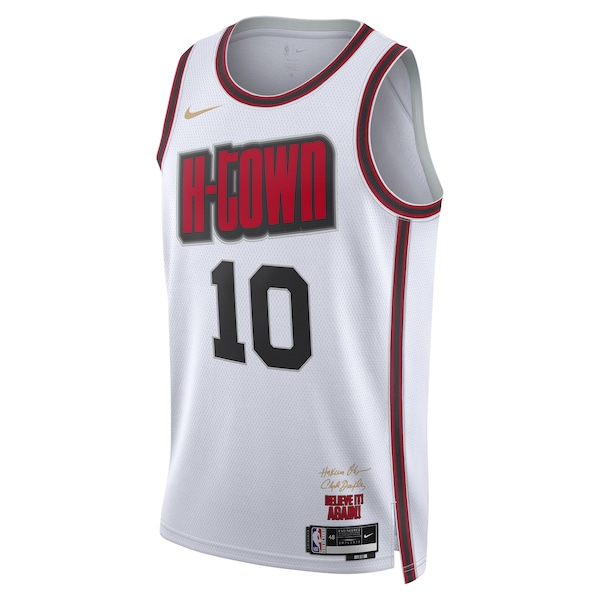 Jabari Smith Jr. Houston Rockets Nike Unisex 2024/25 Swingman Player Jersey - City Edition - White