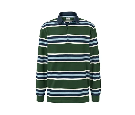 Langarm-Poloshirt