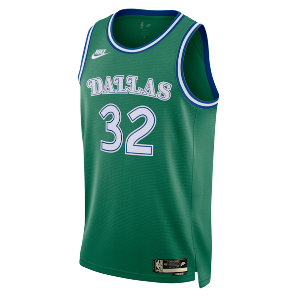 Dallas Mavericks Nike Classic Edition Jersey - Green - Cooper Flagg - Unisex