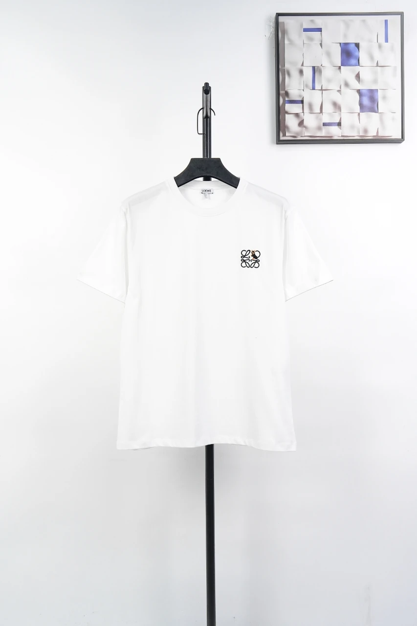 LOEWE White Cat Anagram Embroidered T-Shirt product photo from LabelPicks